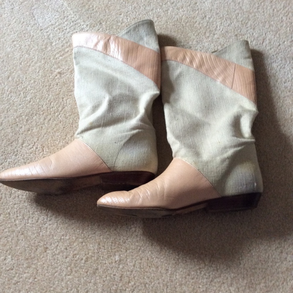 Linen Boots
